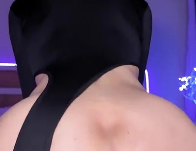 Femboy with Big Ass Rides a Dildo
