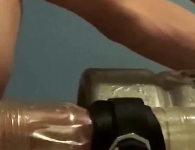 My Fleshlight Ice Strapped to a Keg