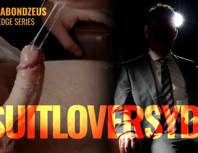Mysterious Suited Guy Got Edged in a Working Suit