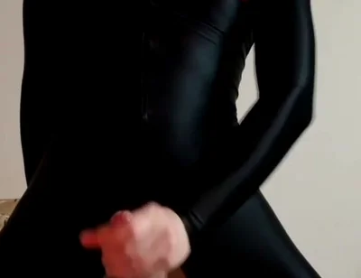 Needy Black Suit Pup Strokes and Cums. Full on My Fancentro