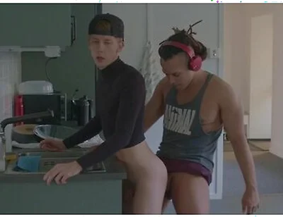 White Twink Fucked Raw By Latino Top With Dreads, While Doing Dishes
