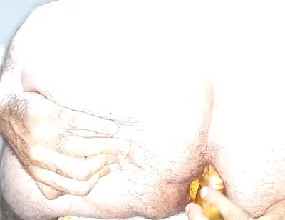 Double Penetration in My Ass with Double Dildo Close-up