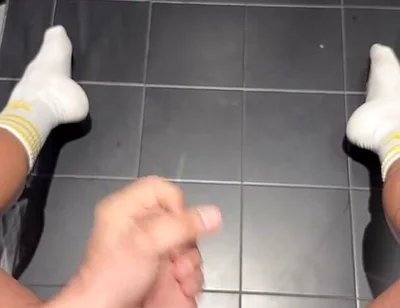 Masturbating in the Bathroom of the Hotel