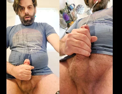 Watch Me Wet Myself and Cum From Two Angles at Once!