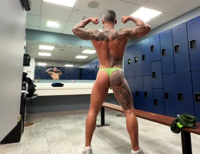 Public Undress and Locker Room Posing Thong