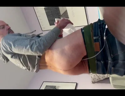 Dropping Guy’s Jeans and Inserting Anal Probe for Ozone in the Ass