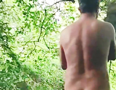 Naked Walking, Then Wank & Cum