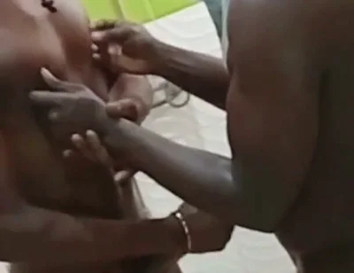 Superman Fucked Him Inside Bathroom..
