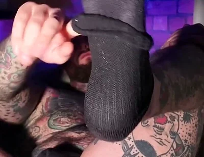Tattooed Dom Foot Worship Solo Countdown