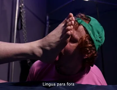 Christian Hunter Worships the Feet, Socks, and Sneakers of Dom Master Victor Punish