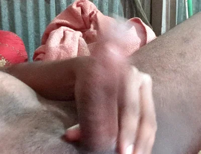 Desi King Is Horny so He Is Jerking off with His Hands