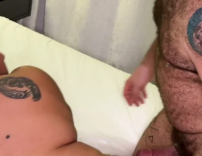 Hotel Mirror Session Spit-slick Prep, Sneakers-on Railing, Sloppy POV Mouth Service