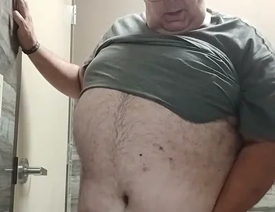 Jerking off in a Public Bathroom.
