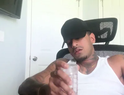Using a Clear Fleshlight and Nutting - Nando Sinz