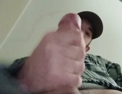 Young Guy with His Big Penis Cumming All Over