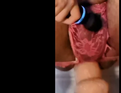#21 - Day 6: Ppprs Pig Fucking Big White Cock Dildo and Having a Sissy Squirt at the End.
