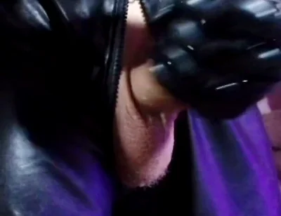 Latex Pup Teasing His Thick Bone Right in Your Face
