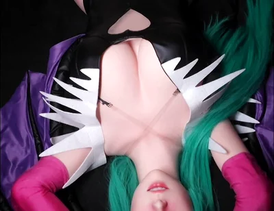 Aerith X Morrigan Darkstaklers Cosplay