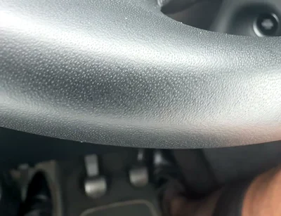 Playing in Socks in the Car