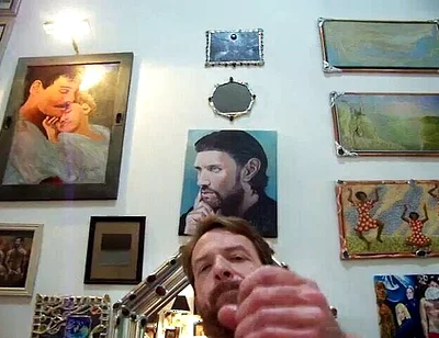 Hairyartist Stroking My Big Cock Close for You