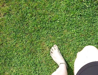 Beach Walk with Dirty Feet