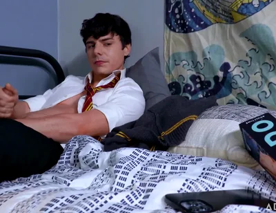 Harley Xavier And Asher Day - Dark-haired Twinks Blowjob Skills 2