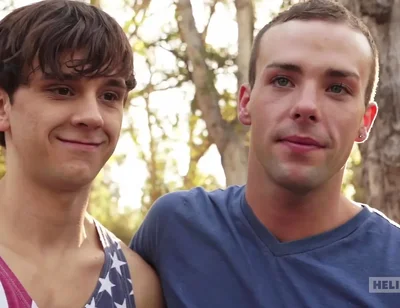 Zac Stevens And Oliver Hudson In Birthday Bareback Pounding By