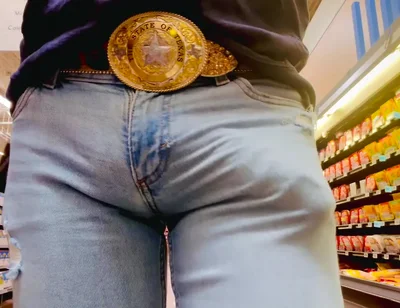 Danny D - Cocks In The Wild - Big Cock Cowboy Walking The Aisles In Skin Tight Jeans - Public Exhibitionist Pov