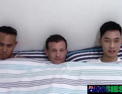 Andy And Jamie Team Up To Breed With Naughty Asian Jock Erik