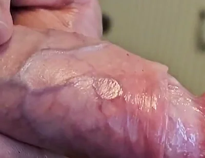 Uncut Curved Cock.