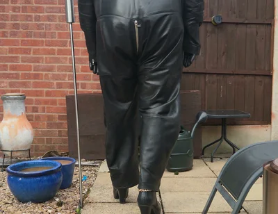 Leather Jumpsuit