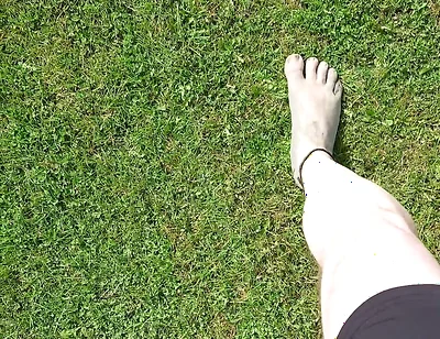 Beach Walk with Dirty Feet