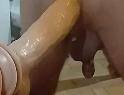 A Long Dildo Makes Me Fart