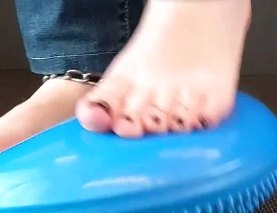 Blue Cushion Trampling