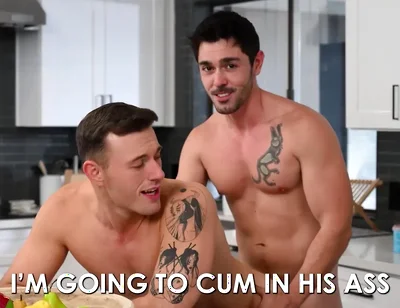 Muscle Hunk Smashes Jock - Carter Woods, Hunk Carter And Michael Boston
