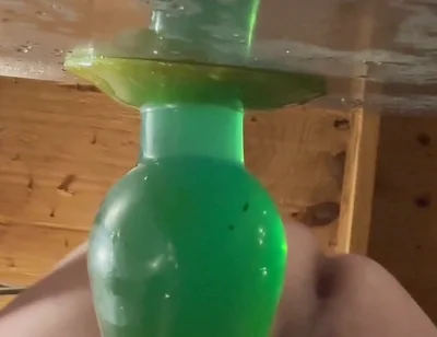 Huge Plug in His Ass