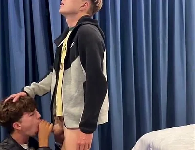 Blonde Twink Gets His Ass Eaten and Sucked off