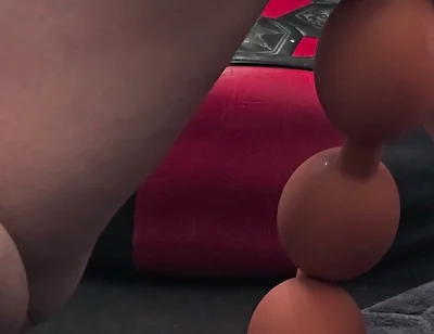 Extreme Stretching Stuffing Massive Anal Beads One by One up My Ass!