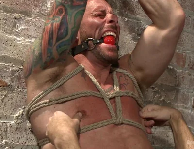 Cock Hungry Leather Studs Play in a Dark Basement