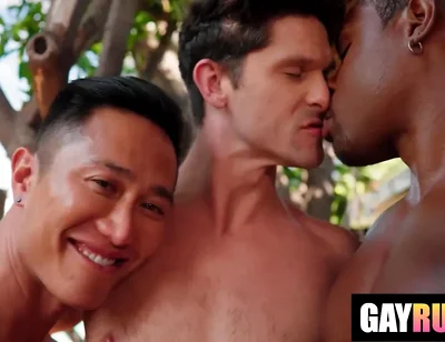 Jkab Ethan Dale, Deangelo Jackson And Ethan Dale - A Gay Train Threesome