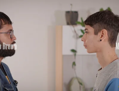 Skinny Twink Magic C Calls Plumber Camilo Brown and Ends up Raw Fucking Him on the Bathroom Floor Until He Creampies His Ass