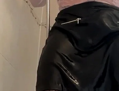 Prostate_play - Crossdresser Showering Clothed