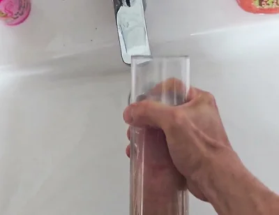 Full View Stroking My Hard Cock in a Clear Fleshlight Stroker!