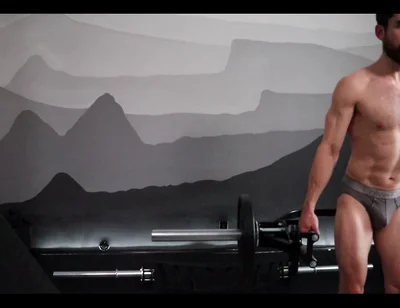 I Work Out Wearing a Pair of Underwear for a Special Fan