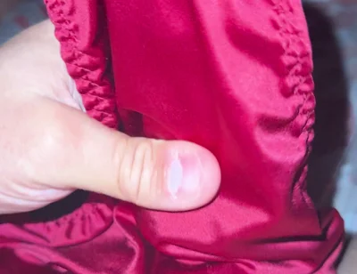 Creamy Satin Pantie Play
