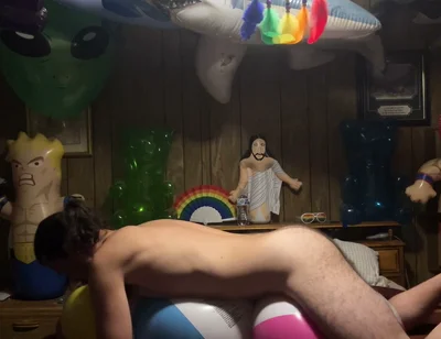 Triple Beachball Fun