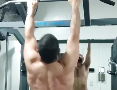 You Suck My Dick After Doing Pull-ups on the Rack?