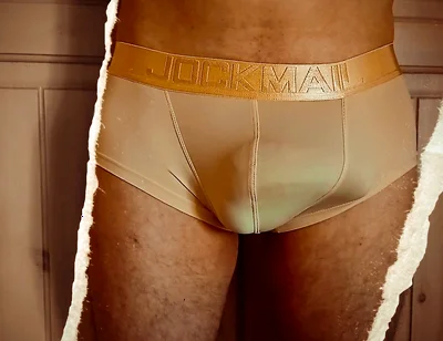 Forbidden Touch in Public. His Tool Is Throbbing When He Unloads His Load Inside His Lycra Pants.