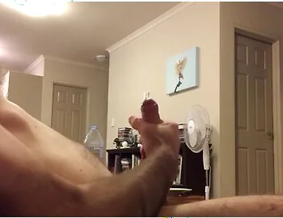 Side View With Nice Cum Ropes Jerk