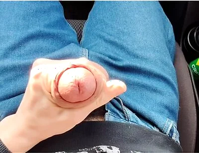 Taxi Driver Jerks Off My Big Dick While Driving Me Home From College